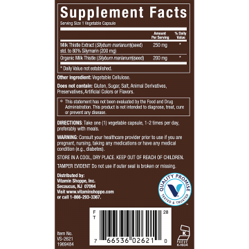 PLNT MILK THISTLE X 90 CAPSULAS BY THE VITAMIN SHOPPE