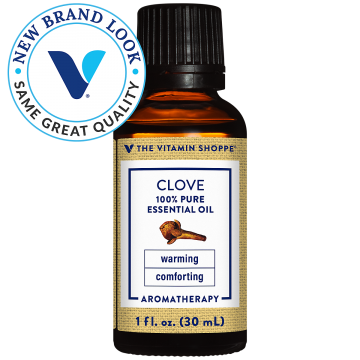 VITAMIN SHOPPE CLOVE ESSENTIAL OIL 1 FL OZ