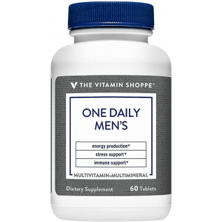 THE VITAMIN SHOPPE ONE DAILY MEN'S MULTIVITAMIN 2000 UI DE VITAMINA D3 (60 TABS)
