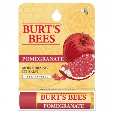 BURTS BEES LIP BALM POMEGRANATE BLISTER  0.15 OZ / Burt's Bees Bálsamo Labial con Aceite de Granada (4.25G)