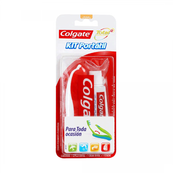 phb kit bucal de viaje cepillo de dientes + pasta de dientes total 15ml -  delaUz