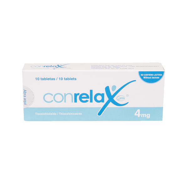 CONRELAX 4 MG X TABLETA (POR UNIDAD)