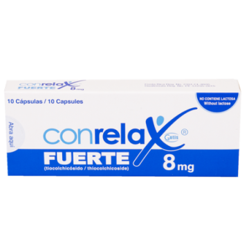 CONRELAX FORTE 8 MG X TABLETA (POR UNIDAD)