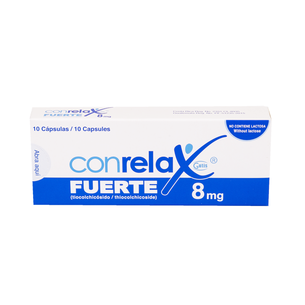 CONRELAX FORTE 8 MG X TABLETA (POR UNIDAD)