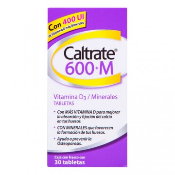 CALTRATE 600 + MINERALES  X...