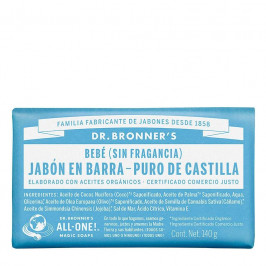 DR BRONNERS JABÓN DE BARRA BABY MILD