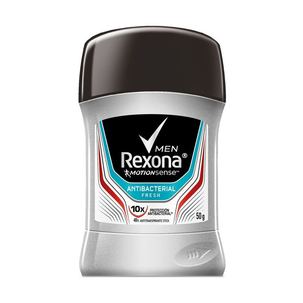 REXONA DESODORANTE STICK MEN ANTIBACTERIAL FRESH X 50 GR