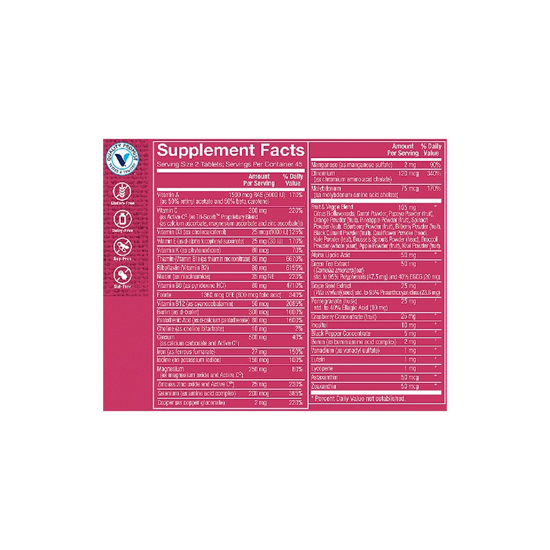 THE VITAMIN SHOPPE MULTIVITAMINAS ULTIMATE WOMAN (90 TAB)