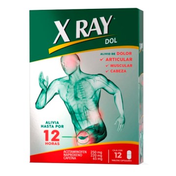 X-RAY DOL X 12 TABLETAS
