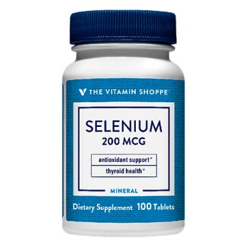 THE VITAMIN SHOPPE SELENIUM 200MCG 100 EA