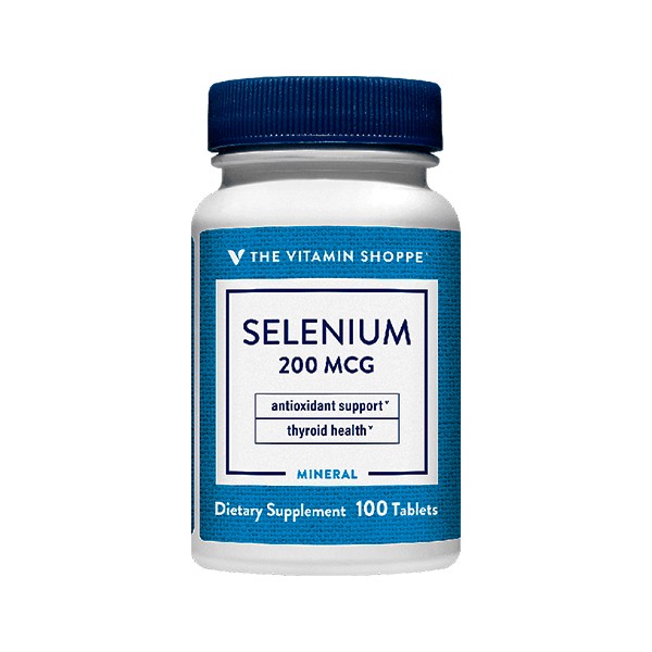 THE VITAMIN SHOPPE SELENIUM 200MCG 100 EA