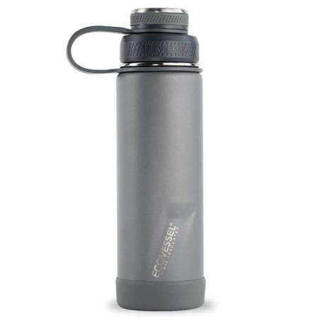 ECO VESSEL BOULDER INSULATED STAINLESS STEEL BOTTLE 24 OZ - SLATE GRAY