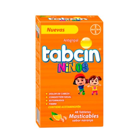 TABCIN NIÑOS-KIDS MASTICABLE X 48 (UNIDAD)