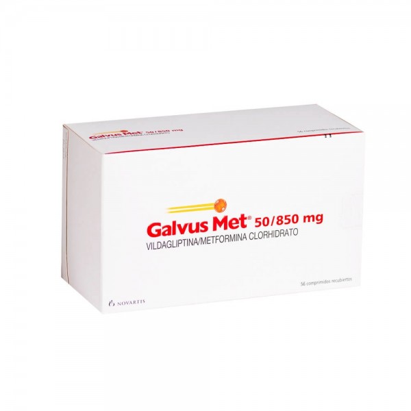 GALVUS MET 50 /850 MG X 56 COMPRIMIDOS (por unidad)