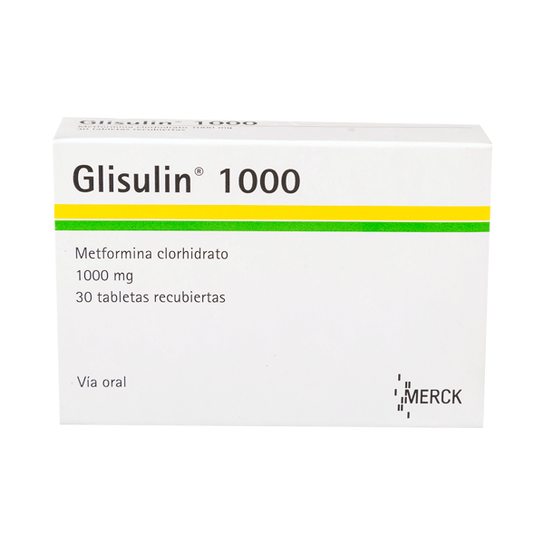 GLISULIN 1000 MG X 30 TABLETAS  (por unidad)