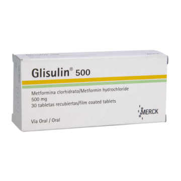 GLISULIN 500 MG X 30...