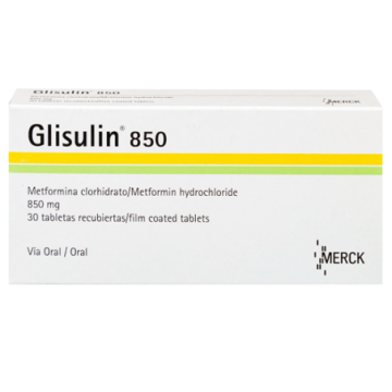 GLISULIN 850 MG X 1 TAB  (POR UNIDAD)