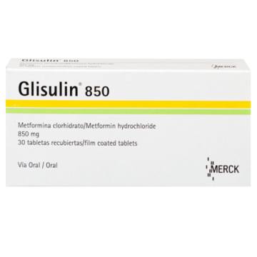 GLISULIN 850 MG X 30...