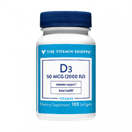 THE VITAMIN SHOPPE VITAMIN D3 2000 IU (200 SOFT)