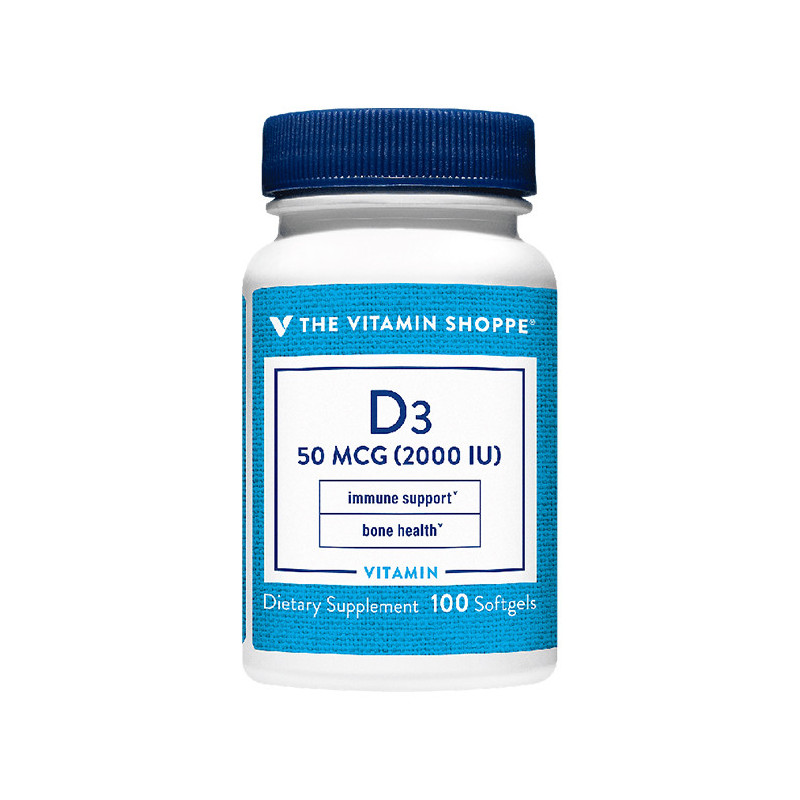 THE VITAMIN SHOPPE VITAMIN D3 2000 IU (200 SOFT)