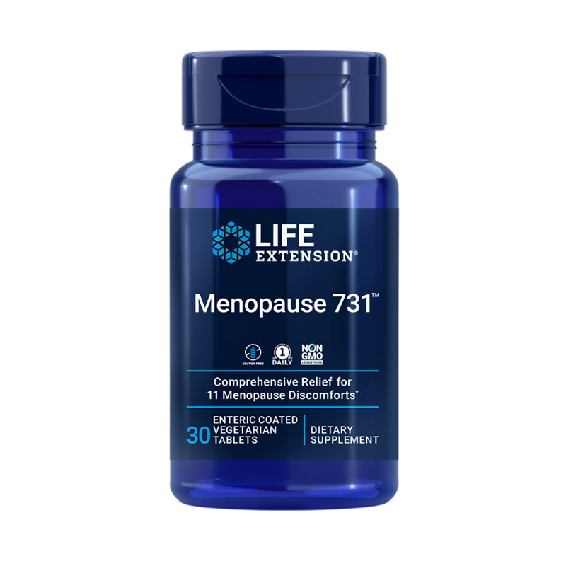 LIFE EXTENSION MENOPAUSE 731™ 30 ENTERIC-COATED VEGETARIAN TABLETS