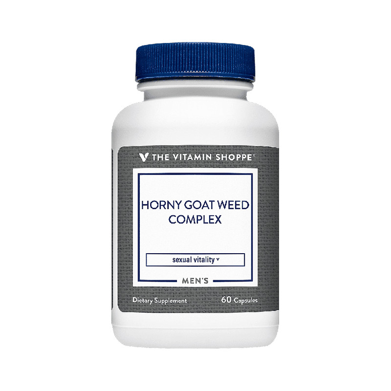 THE VITAMIN SHOPPE HORNY GOAT WEED COMPLEX 60 CAPS