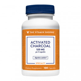 THE VITAMIN SHOPPE ACTIVATED CHARCOAL X 100 CAPS