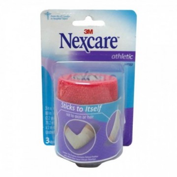 3M NEXCARE ATHLETIC WRAP FOR SPORTS RED