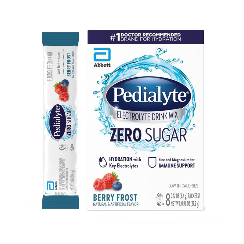 PEDIALYTE POLVO BERRY FROST 3.4G X 8 SOBRES