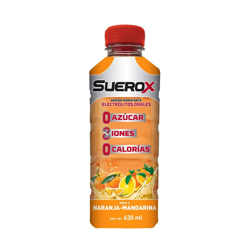 SUEROX SABOR NARANJA MANDARINA 630 ML