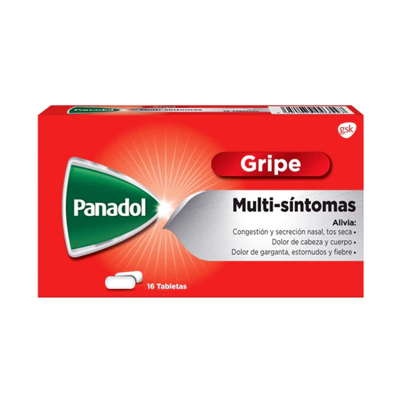 PANADOL MULTI-SINTOMAS GRIPE X 16 TABLETAS