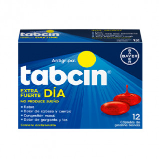 TABCIN EXTRA FUERTE DIA LIQUID GEL X 12 CAPSULAS