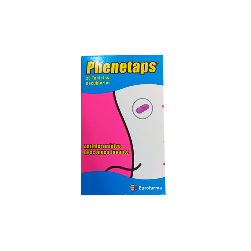 PHENETAPS X 20 TAB RECUBIERTAS