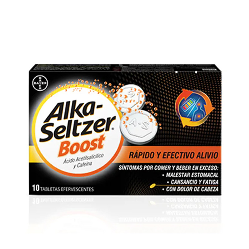 ALKA SELTZER BOOST X 10 TABLETAS