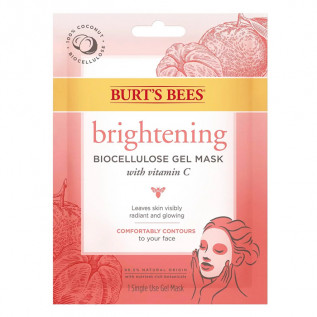 BURT'S BEES BRIGHTENING BIOCELLULOSE GEL MASK