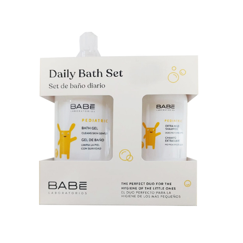 BABÉ SET DE BAÑO GEL DE BAÑO 500ML + CHAMPU EXTRASUAVE 200ml