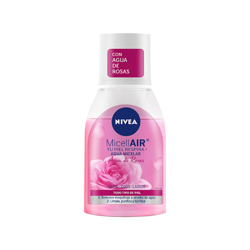 NIVEA AGUA MICELAR CON AGUA DE ROSAS 100 ML