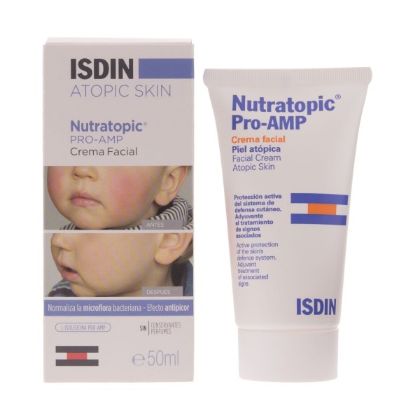 ISDIN Nutratopic Crema Facial Hidratante 50 ml - EcoFarmacias