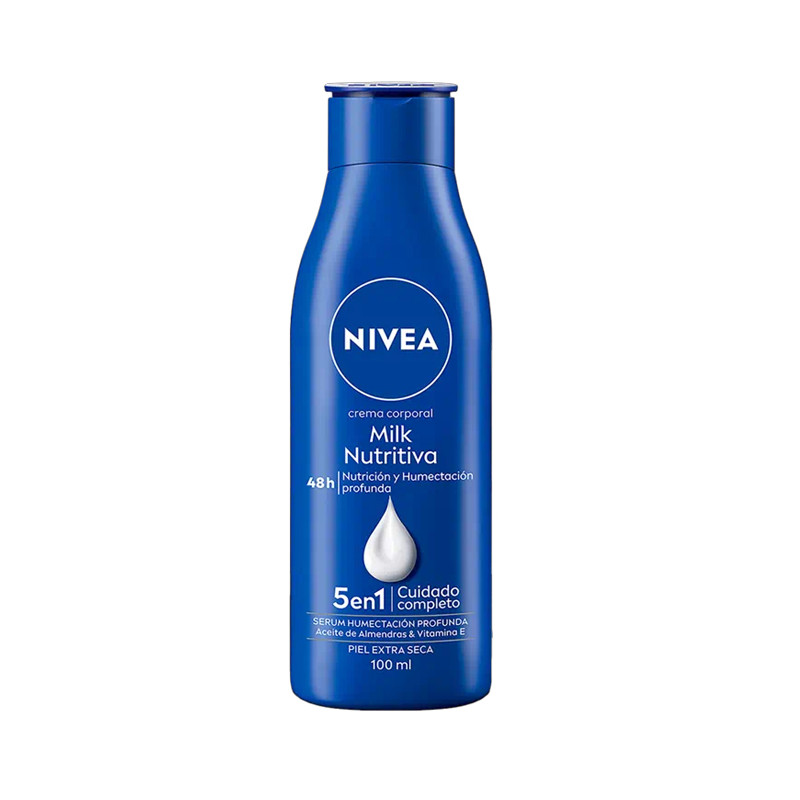 NIVEA MILK NUTRITIVA PIEL EXTRA SECA X 100ML