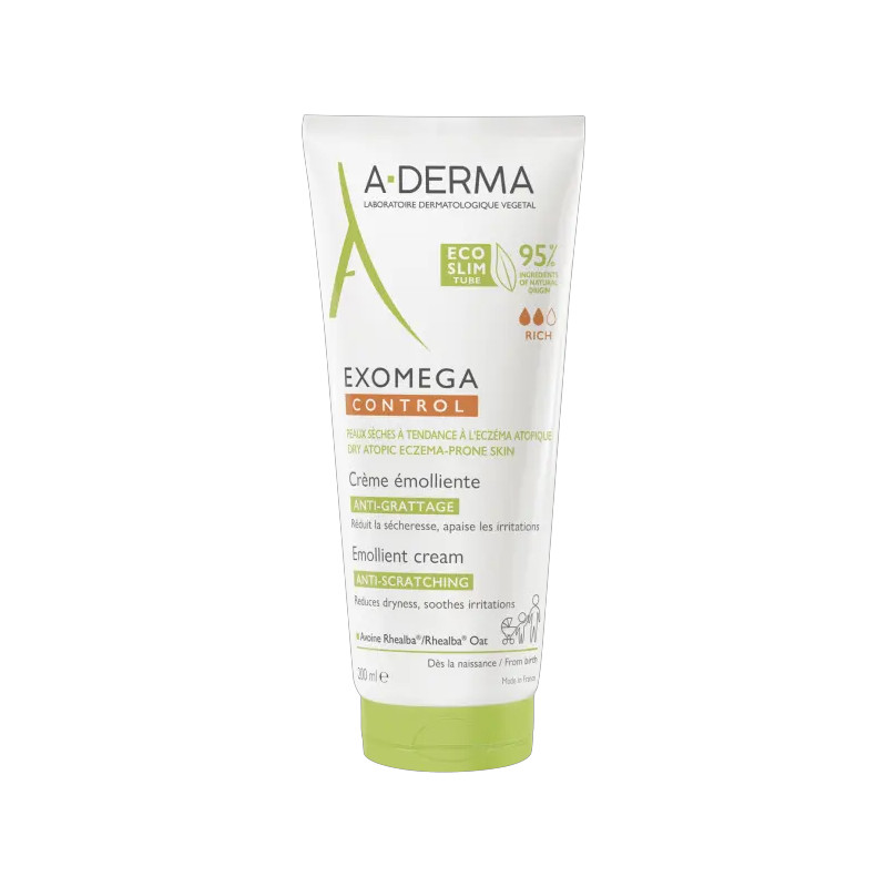 A-DERMA EXOMEGA CONTROL CREMA EMOLIENTE ANTIIRRITACIÓN 200ML