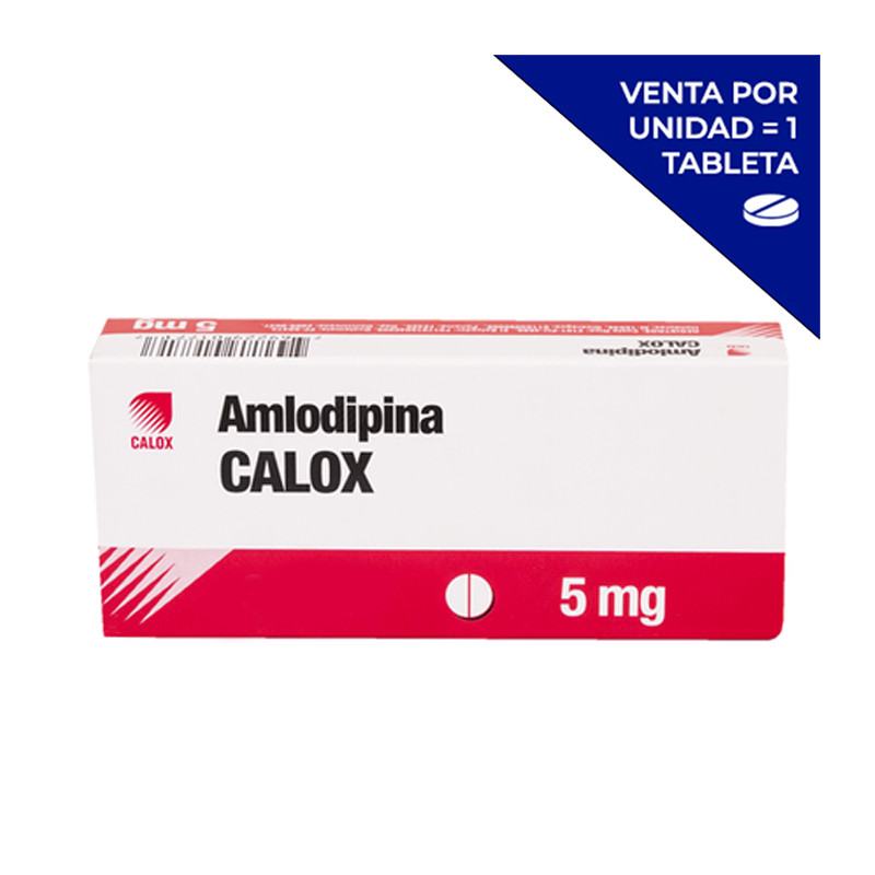 CALOX AMLODIPINA 5MG X 1 TAB (POR UNIDAD)