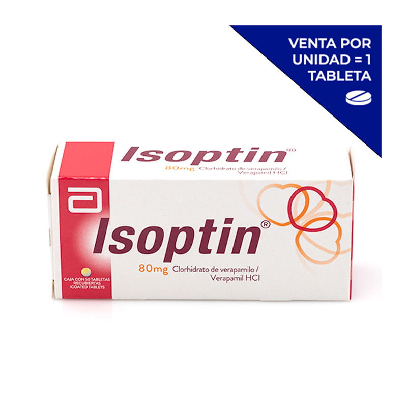 ISOPTIN 80 MG X 1 TAB (POR UNIDAD)