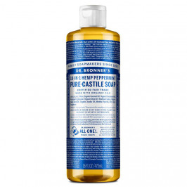 DR. BRONNER'S MENTA JABÓN LÍQUIDO PURO DE CASTILLA 16 OZ