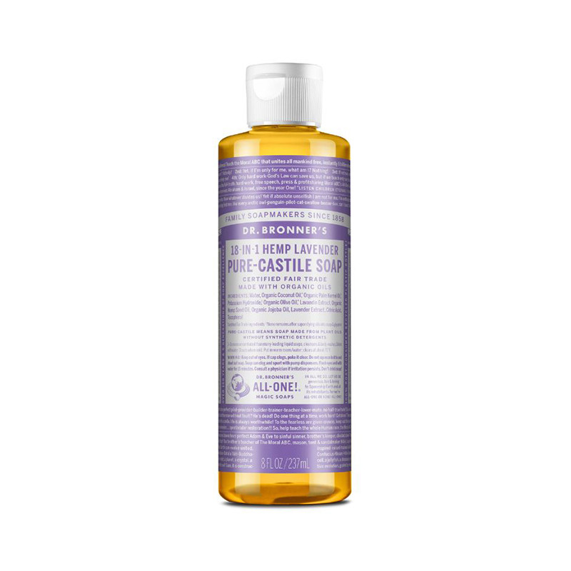 DR. BRONNER'S LAVANDA JABÓN LÍQUIDO PURO DE CASTILLA 8 OZ