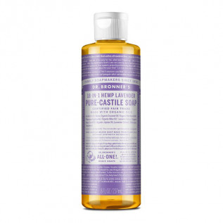 DR. BRONNER'S LAVANDA JABÓN LÍQUIDO PURO DE CASTILLA 8 OZ