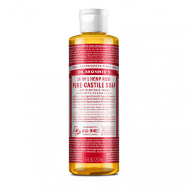 DR. BRONNER'S ROSAS JABÓN LÍQUIDO PURO DE CASTILLA 8 OZ