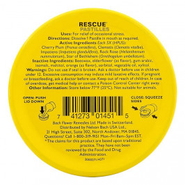 NELSON BACH RESCUE 35 PASTILLE ORANGE STRESS REDUCTION