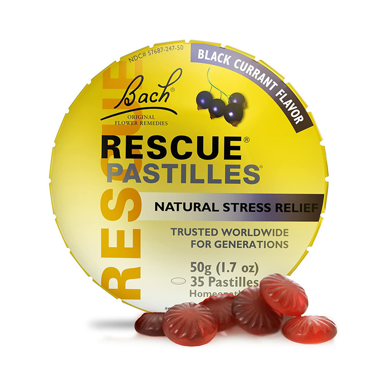 NELSON BACH RESCUE 35 PASTILLE BLACK CURRANT STRESS REDUCTION