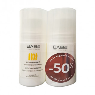 BABÉ DESODORANTE ROLL ON ANTITRANSPIRANTE 50ML DUO PACK