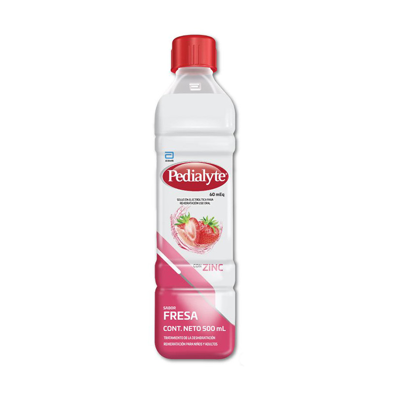 PEDIALYTE 60 SABOR FRESA X 500 ML